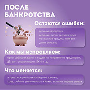 Востановление кредитной репутации, после  банкротства от 10 000 руб